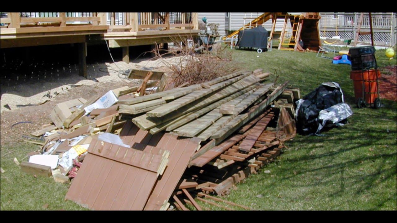 Deck Removal Dumpster Services-Longmont’s Premier Dumpster Rental Service Company